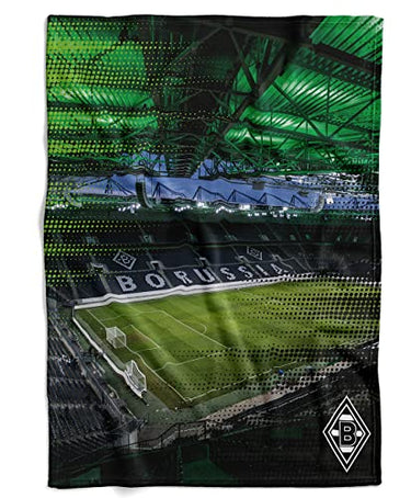 Borussia Mönchengladbach flannel fleece blanket fleece blanket blanket cuddly blanket ** Stadium ** on sale